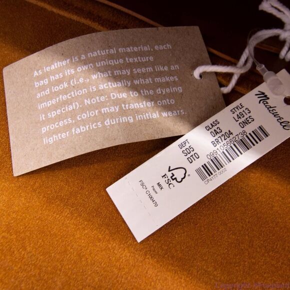 New!  Madewell Abroad‎ Shoulder bag, Leather - Picture 14 of 16